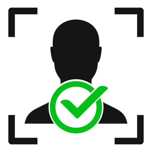 Face recognition icon
